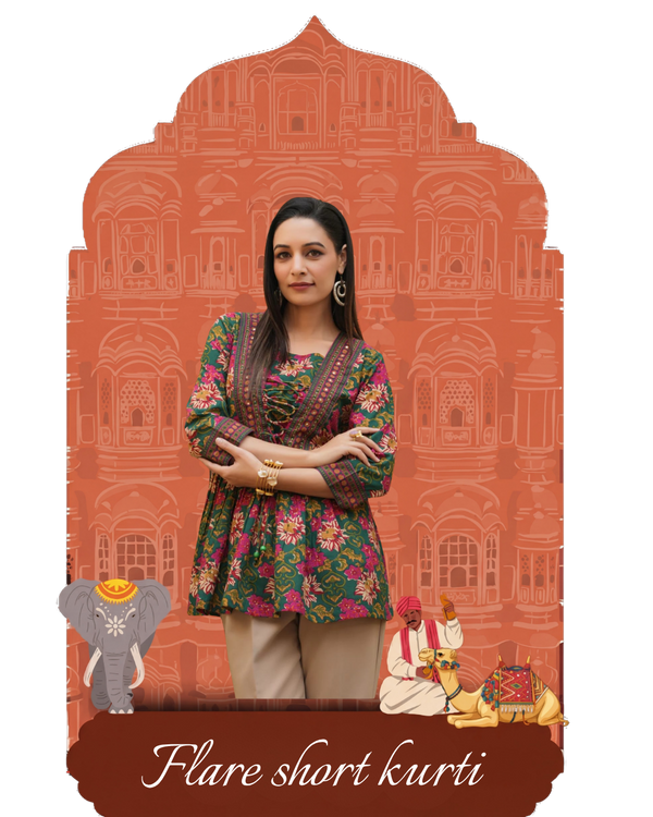 Flare-Short Kurti