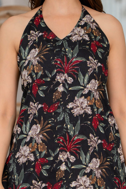 Halter Neck Short Kurti