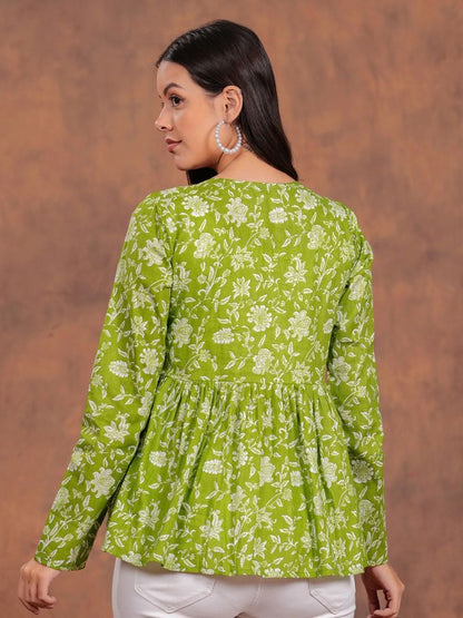 Alia V-Neck Short Kurti