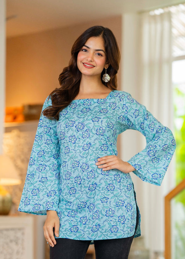 Heer Square-Neck Short Kurti