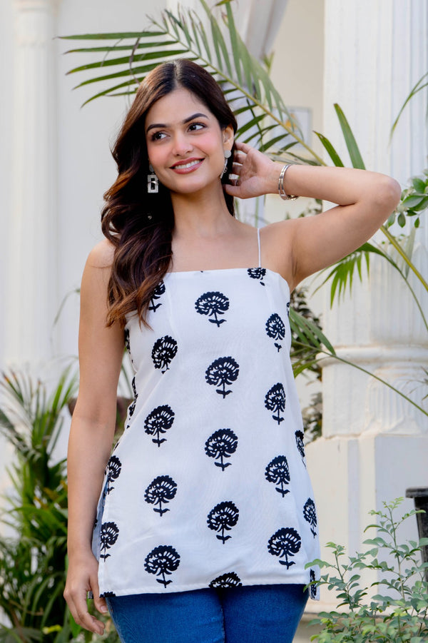 Backless Short Kurti